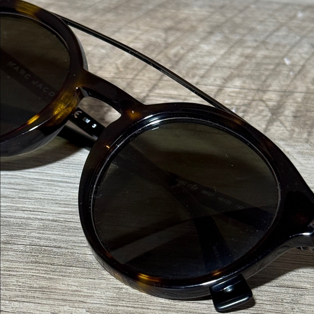 Marc Jacobs Tortoise Sunglasses 173/S Dark Havana - Picture 13 of 14
